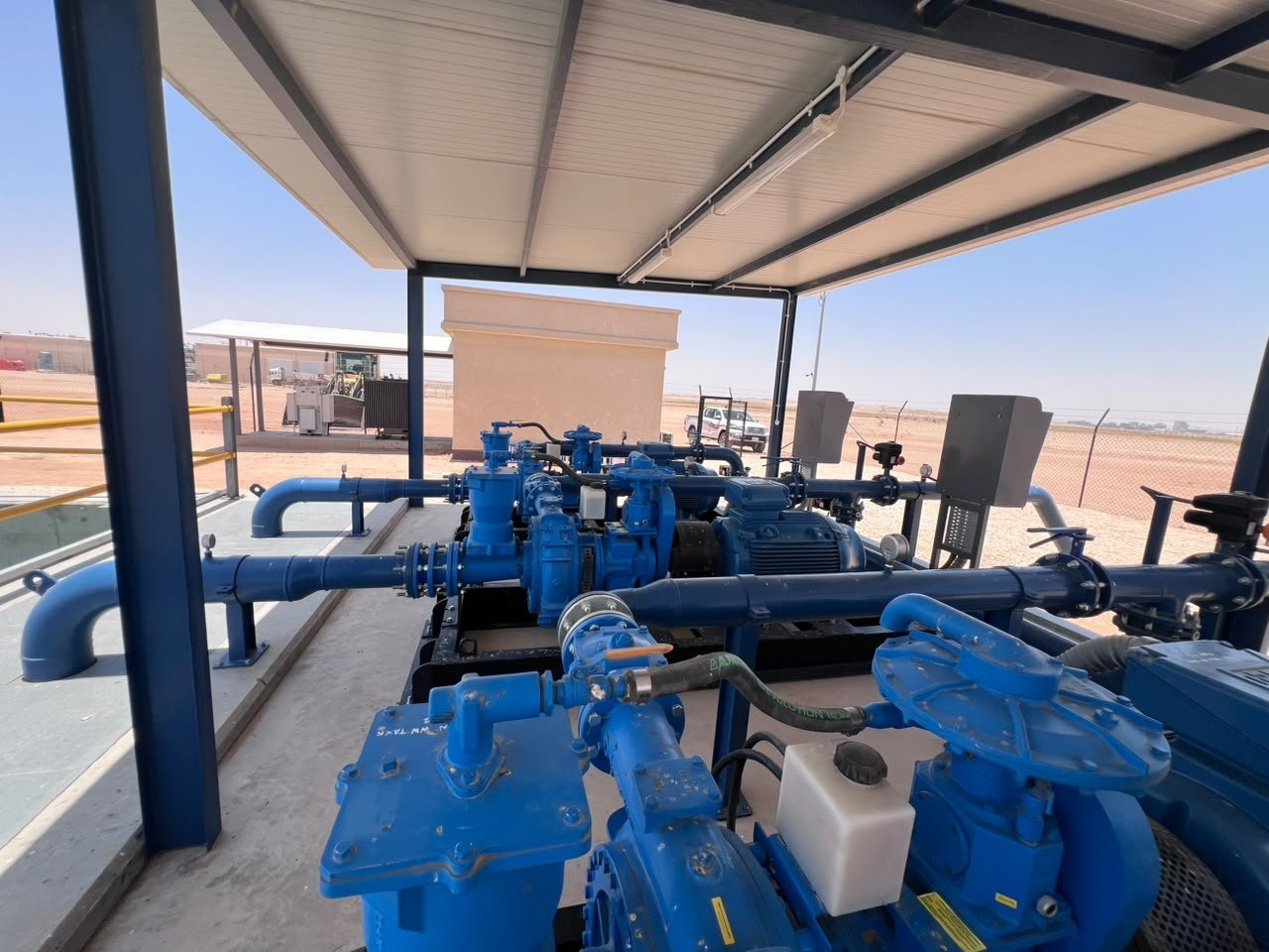 Almarai dairy farms pumping skid