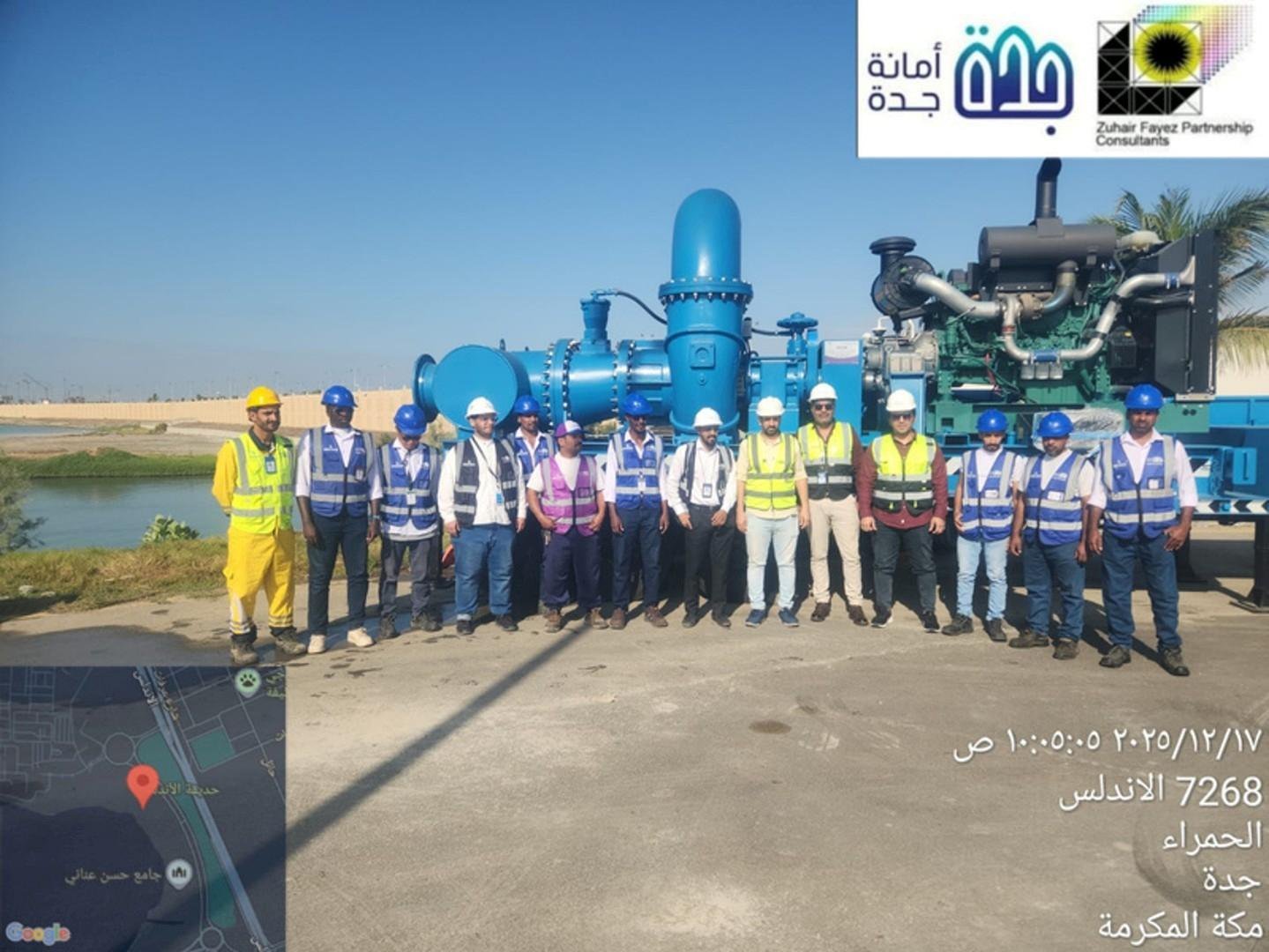 Jeddah Municipality water infrastructure pumping system